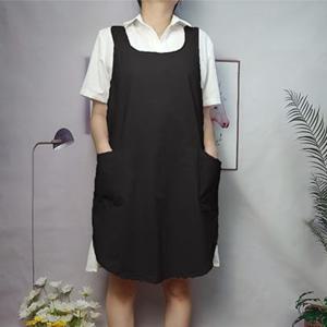 TEMU 넥스트랩 X자형 넥타이식 앞치마, 대형 주머니 2개 포함. 특대형, 도톰함, 매우 부드러움, 내구성 좋음. 남녀공용. 주방, 요리, 베이킹, 정원 가꾸기, 페인팅, 공예, 작업복용으로 적합