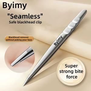 TEMU Byimy 브랜드 스테인리스 스틸 눈썹 클립, 물결 모양 핀셋, 제모 핀셋, 고품질 속눈썹 컬러, 속눈썹 연장 보조 도구, 제모 도구, 뷰티 도구, 메이크업 도구