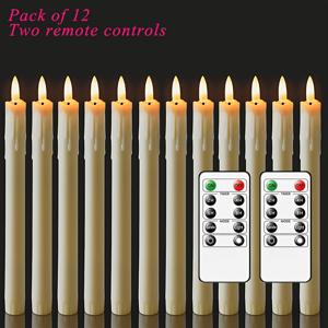TEMU 12개입 무화염 깜빡이는 캔들 세트, 리모컨 2개 포함, 타이머 기능 및 다양한 깜빡임 모드. AAA 배터리 2개로 작동. 발렌타인데이, 부활절, 결혼식, 저녁 식사, 할로윈, 크리스마스, 홈 데코레이션에 적합