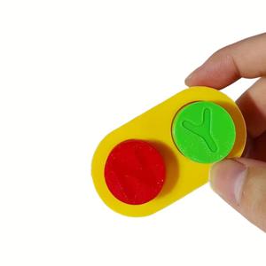 TEMU 3D 프린팅 N & Y 클릭 버튼 데스크 소품 - N & Y 문자 프레스 키 피젯, 청소년 및 성인용 수동 클리커, 휴대용 핸드 프레스 가젯, 사무실, 집, 게임룸, 생일 선물 (멀티컬러)