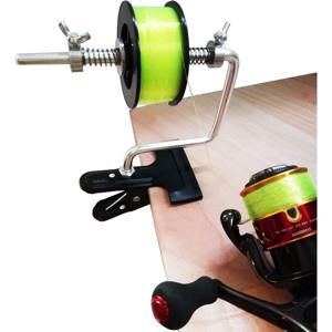 TEMU 헤비듀티 낚시줄 감개기 클램프 포함 – 조절 가능한 휴대용 줄감개기, 스피닝/캐스팅 릴용, 엉킴 방지 낚시 액세서리