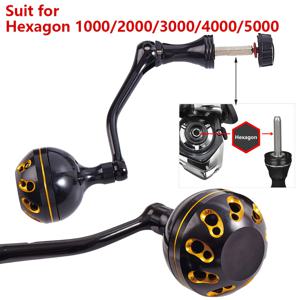 TEMU 육각 샤프트 스피닝 휠 로커 암 교체 부품, 범용 육각 금속 정밀 조각 스피닝 휠 로커 암, 1000 2000 3000 4000 5000 6000 7000 표준 모델 루어 낚시 릴 추가에 적합