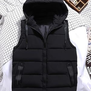 TEMU 피어슨 픽스 한국 버전 트렌디한 신상 가을/겨울 남성용 플러스 사이즈 따뜻한 조끼 두꺼운 웨이스트코트 루즈핏 편안한 남성용 겨울 아우터