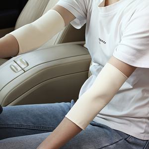 TEMU Summer Thin Solid Color Half-Length I Sleeves for Men and Women, Scar Covering Solid Color Arm Sleeves, Fake Sleeves, I Fiber Fabric Arm Sleeves, 1 Pair