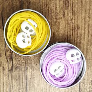 TEMU 2박스, 실 홀더 및 실 막이 세트 | 실 바늘 홀더 | 속이 빈 로프 | 뜨개질 부속품 2mm 속이 빈 튜브 고무 로프, 실 보관