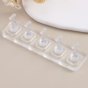 TEMU 비자석 아크릴 네일 아트 연습 홀더 인조 네일 팁 네일 아트 연습 도구 쇼핑 셸프 네일 아트 디스플레이, 초보자 연습용 살롱 매니큐어 용품