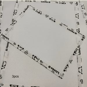 TEMU 펠러 비즈용 대/중/소 사이즈 통기포 강화 다리미용 천 3개 세트, 팬더 테두리가 있는 내열성 휘어지는 다리미 패드, DIY 공예용 눌러붙지 않는 단열 시트, 펠러 비즈 공예용 화상 방지