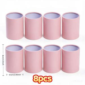 TEMU 뚜껑 있는 미니 원통형 꽃 상자 - 단색 원형 종이 공예 상자, DIY 공예, 웨딩 답례품, 장식, 크리스마스, 밸런타인데이, 어머니의 날 선물 포장용으로 적합 - 스몰 허그 버킷 용기