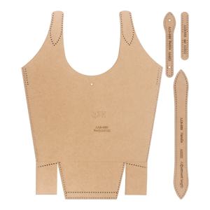 TEMU 1세트 수제 가죽 패턴 드로잉, 크라프트 종이 템플릿, 종이 템플릿, 수제 재단 및 바느질 야채 바구니 핸드백/버킷백/숄백 제작에 사용