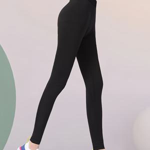 TEMU 여성용 편안한 피트니스 운동 러닝 요가 바지 단색 속건성 통기성 레깅스 운동복