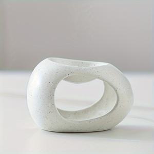 TEMU 달걀형 캔들 홀더, 홈 데코 장식품, 캔들 아로마테라피 램프, 에센셜 오일 디퓨저, 세라믹 캔들 스탠드 액세서리 세트, 향 버너