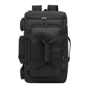 TEMU 대용량 스포츠 여행 백팩 (트롤리 스트랩 및 손잡이 포함), 야외 하이킹 및 짧은 여행을 위한 다기능 나포크