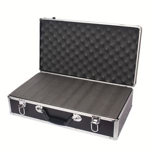 TEMU 대형 안전 기기용 알루미늄 도구 상자 510x280x135mm, 알루미늄 합금 보관 도구 상자 장비 도구 상자 야외 여행 가방 DIY 모양 충격 방지
