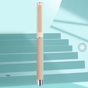 TEMU 모란디 컬러 만년필 1개, 잉크 컨버터 포함, 3.4mm 구경 잉크 카트리지용, 학교, 학생, 사무실, 사업장 서명용, 선물용, 최고의 선물 선택