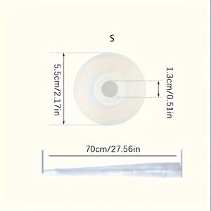 TEMU 모던 스타일 8개 리브 수납형 방수 우산 커버, 물방울 방지 플라스틱 가정 장식 액세서리