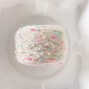 TEMU 50G 드림시티 면사 핸드나이트 얀 1개입, 컬러풀 빈 직조 얀, 화려한 핸드나이트 멀티 스트랜드 얀, 헤어 클립, 스카프, 핸드북 제작 및 기타 재료 얀 제작에 적합, 드림시티 걸 핸드나이트 얀 볼