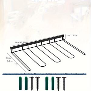 TEMU 수납 선반, 브라켓, 행잉 랙, 벽걸이형 신발장, 신발 걸이형 정리대