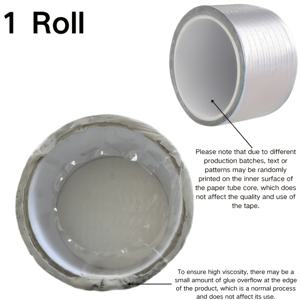 TEMU 1롤 일상 사용 자가 점착 방수 누수 방지 테이프, 타일 평면 지붕 파이프라인 누수 방지 테이프, 재료 밀봉 테이프, 집 개조 도구