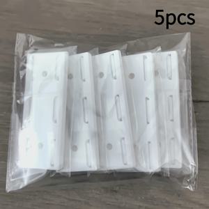 TEMU 5개 플라스틱 벽걸이형 멀티탭 정리대 세트 - 드릴 불필요, 라우터, 리모컨, 케이블 보관을 위한 분리형 홀더, 다용도 랙