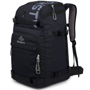 TEMU SEMSTY 55L/70L 스키 및 스노보드 여행 백팩 - 부츠, 스키, 헬멧, 고글 수납 가능, 완벽한 올인원 크리스마스 선물 및 새해 스키 장비
