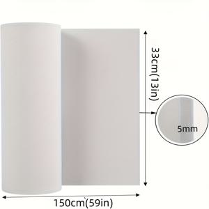 TEMU 코스프레 EVA 폼 보드, 두께 1mm~m, 블랙 앤 화이트 폼 롤, 59