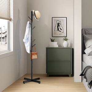 TEMU 블랙/골든/화이트 나뭇가지 옷걸이대, 독립형 바닥형, 침실, 현관, 사무실, 간편한 설치, 공간 절약형. 바닥형 옷걸이대는 훌륭한 선물 아이디어입니다.