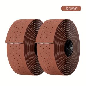 TEMU JCSP 로드바이크 핸들 벨트, 통기성 구멍 4개, 땀 흡수, 미끄럼 방지, 충격 흡수, 자전거 핸들 벨트, 혼합 색상, 플라스틱 표면, 방수, 1개입, EVA 소재