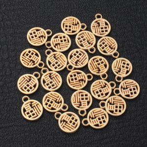 TEMU 100개 10×13mm 아크릴 원형 인조 펜던트 플라스틱 CCB 골드 실버 DIY 주얼리 만들기용, 목걸이 팔찌 귀걸이 키체인 액세서리 재료