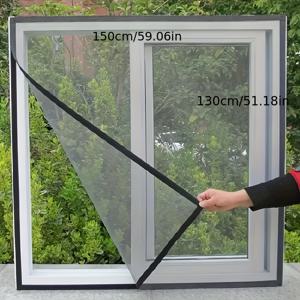 TEMU 설치가 용이한 자가 점착식 모기장 키트, 재단 및 맞춤 제작 가능, 침실 및 가정 장식을 위한 모서리 교체