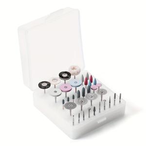 TEMU 세라믹 도자기용 연마 키트 35피스/박스, 샤프트 직경 2.35mm, 마이크로모터용 연마 및 성형 세트, 보석, 인조옥, 도자기, 플라스틱 석고용