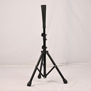 TEMU 야구 및 소프트볼 연습용 휴대용 튼튼한 철제 프레임 T자 스탠드, 블랙