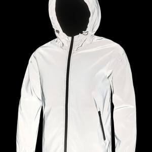 TEMU 봄 가을 신상 남성 패션 반사 재킷 스트리트웨어 야간 아웃도어 사이클링 후드 방풍 재킷 캐주얼 지퍼 자켓