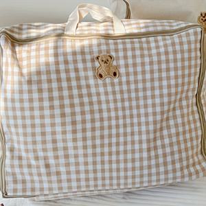 TEMU 1개 리틀 베어 다람쥐 담요 수납 가방 여행용