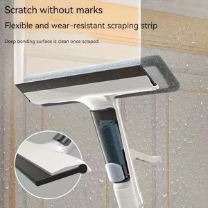 TEMU 3-in-1 유리 청소 키트 - 튼튼한 금속 봉, 스퀴지포함 - 높은 창문, 샤워 도어, 자동차 앞유리에 적합 - 필수 가정용 청소 도구, 고압 스프레이 봉, 잡기 쉬운 손잡이, 창문 청소 필수품 | 인체공학적 손잡이 디자인 | 튼튼한 금속 봉, 유리 클리너