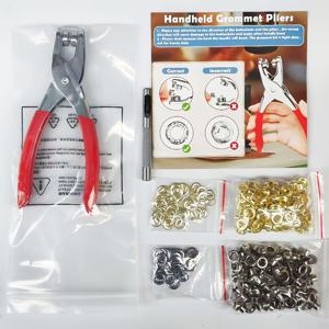 TEMU [3가지 사이즈 옵션] 12mm 메탈 아일렛 아이 네일, 와셔, 홀 펀치 및 아일렛 아이 네일 플라이어 세트, 타포린 수리 및 설치용 12mm 아일렛 아이 네일 세트, 수공예품, 가죽, 벨트, 신발 및 아일렛 도구 세트