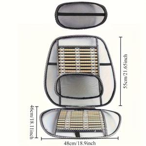 TEMU 3개 업그레이드 [풀 등받이 및 헤드레스트] 여름 냉각 매트 차량용 시트 쿠션, - 운전석 운전자 편안한 여름 냉각 패드, 통기성 등 지지 베개, 대부분의 차량 시트에 적합, 여름 차량 액세서리, 통기성 메시 디자인
