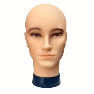 TEMU PVC 소재의 부드러운 고무 마네킹 헤드가 특징인 모자, 가발, 스카프 디스플레이 스탠드. 안경을 선보이기에 이상적입니다.