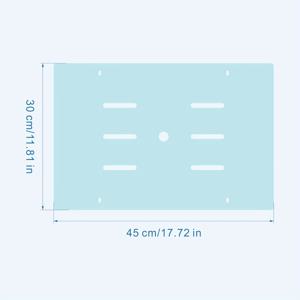 TEMU 어항 커버, 물고기 뛰어오르는 것을 방지하는 투명 PC 보드, 보온 및 증발 방지, 변형 및 낙하 없이 자유롭게 절단 가능