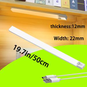 TEMU 모션 감지등, LED 3가지 온도, 무한 디밍 USB 조명, 충전식 및 밝기 조절 가능, 360° 감지, 옷장, 침실, 계단, 음악실 가정용 조명 야간 조명 캐비닛 조명 센서등을 위한 인체 감지 센서 조명