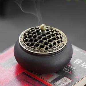 TEMU 세라믹 향로, 가정용, 접시 향로, 홈 테이블 장식품, 향로 접시 버너