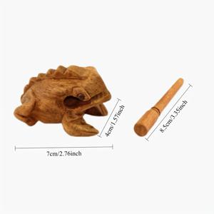 TEMU 수제 아프리카 나무 개구리 기타, 수제 조각 개구리 엄지 피아노, 천연 나무 젠 악기, 치유 및 스트레스 해소 도구, 월드 뮤직 선물, 부족 스타일 장식품, 크리스마스 및 생일을 위한 창의적인 선물