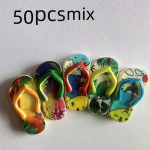 TEMU 10개/30개/40개/50개 여름 해변 스타일 레진 슬리퍼 펜던트 주얼리, 주얼리 제작 키체인 귀걸이 추가
