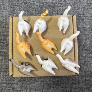 TEMU CatTailJoy 귀여운 고양이 꼬리 9개 냉장고 장식 세트 재미있는 주방 사무실 캐비닛 장식품 휴일 선물 트렌디한 집 장식