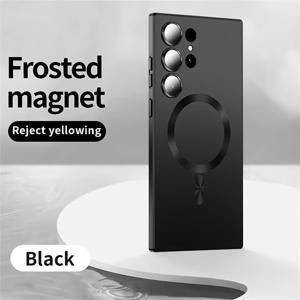 TEMU 휴대폰 케이스: 삼성 갤럭시 S26 S25 S24 S23 S22 S21 S20 시리즈용, 고급 매트 소프트 케이스 TPU 흡수 무선 충전 금속 스프레이 풀 커버리지 렌즈 보호 케이스