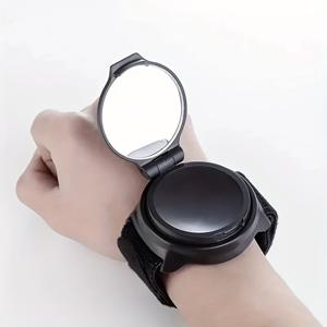 TEMU 360도 회전 가능한 볼록 렌즈 자전거 거울, 아크릴 소재 렌즈, 라운드 후방 거울 손목 거울, 자전거 및 라이딩 안전 장비, 손목 거울, 라이딩 손목 거울, 사이클링 손목 스트랩 후방 거울