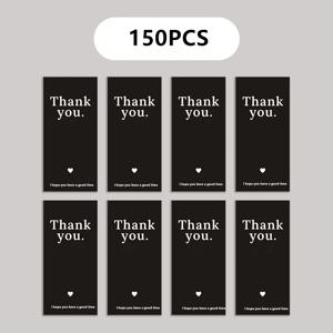 TEMU 150개 자체 접착식 감사 스티커 - 무광 마감, 일회용, 만화 디자인, 선물 포장, 베이킹, 웨딩 장식 및 택배 배송에 적합, 감사 스티커, 실링 왁스 스티, 포장 스티커, 실링왁스스티커, 청첩장 실링스티커, 실링 스티커