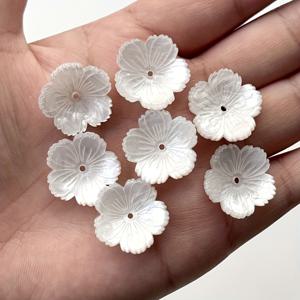 TEMU 10개 대형 3D 복숭아 꽃 비즈 - 5잎 레이어드 DIY 공예 비즈, 주얼리 제작, 헤어클립, 브로치 & 보호 액세서리용 - 핑크 조개껍질 모양 모조 조개 비즈, 수제 헤어핀 헤어웨어 & 팔찌 참 장식용