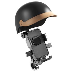 TEMU 배달 라이더용 소형 헬멧 전기 휴대폰 홀더, 전기 스쿠터 자전거 선쉐이드 내비게이션 휴대폰 마운트