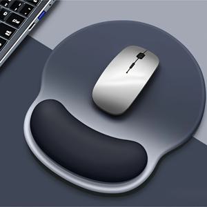 TEMU 1개 미끄럼 방지 고무 받침 마우스 패드, 마우스 패드 손목 받침, 편안한 마우스 패드 손목 받침, 컴퓨터, 노트북, PC, 사무실 및 가정에 적합한 젤 마우스 패드
