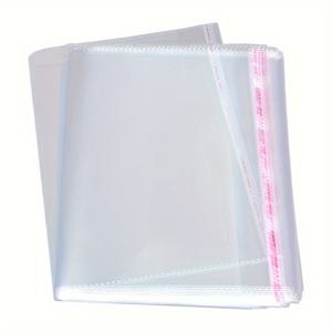 TEMU 50개 39.88x45.97cm 대형 자가 밀봉 투명 비닐 봉투, 의류, 티셔츠, 바지, 장난감, 선물 바구니, 파티 선물, 학용품, 예술품 등에 사용 가능한 재봉투
